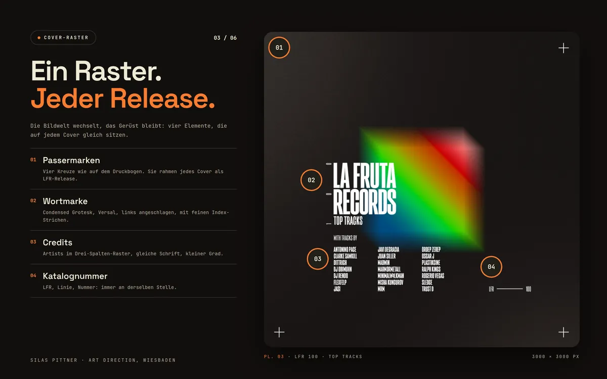 La Fruta Records: Ein Raster. Jeder Release.