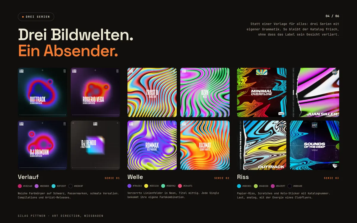 La Fruta Records: Drei Bildwelten. Ein Absender.