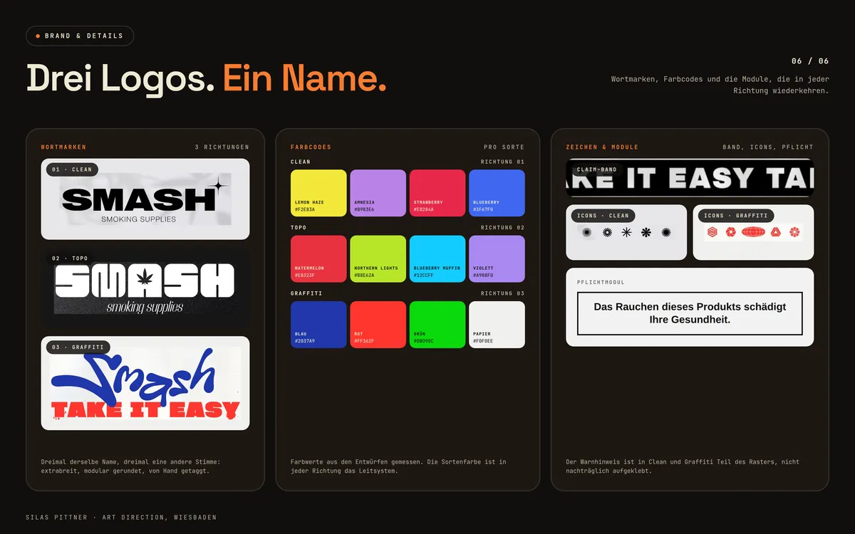 SMASH: Drei Logos. Ein Name.