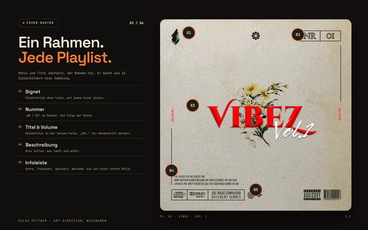 Spotify: Ein Rahmen. Jede Playlist.