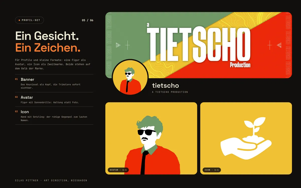tietscho: Ein Gesicht. Ein Zeichen.