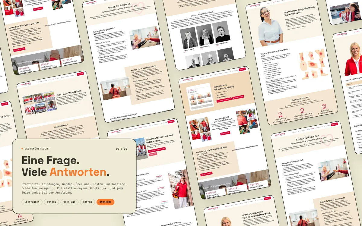 wundprofis: Eine Frage. Viele Antworten.